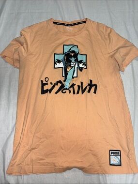 Puma x Pink Dolphin Limited Edition Collab Men’s Peach Graphic Tee